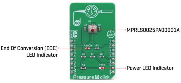 Mikroe MIKROE-3338 Pressure 8 Click